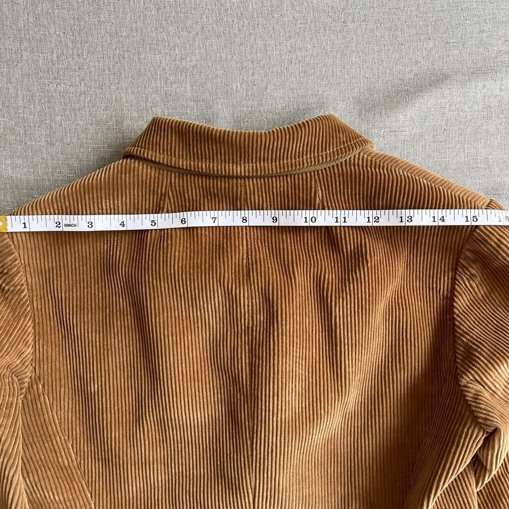 J.Crew Corduroy Blazer Jacket Camel Brown Preppy Academia Old Money Women Size 2 - Picture 8 of 16